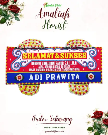 Papan Bunga Ucapan Selamat Kosambi Dalam